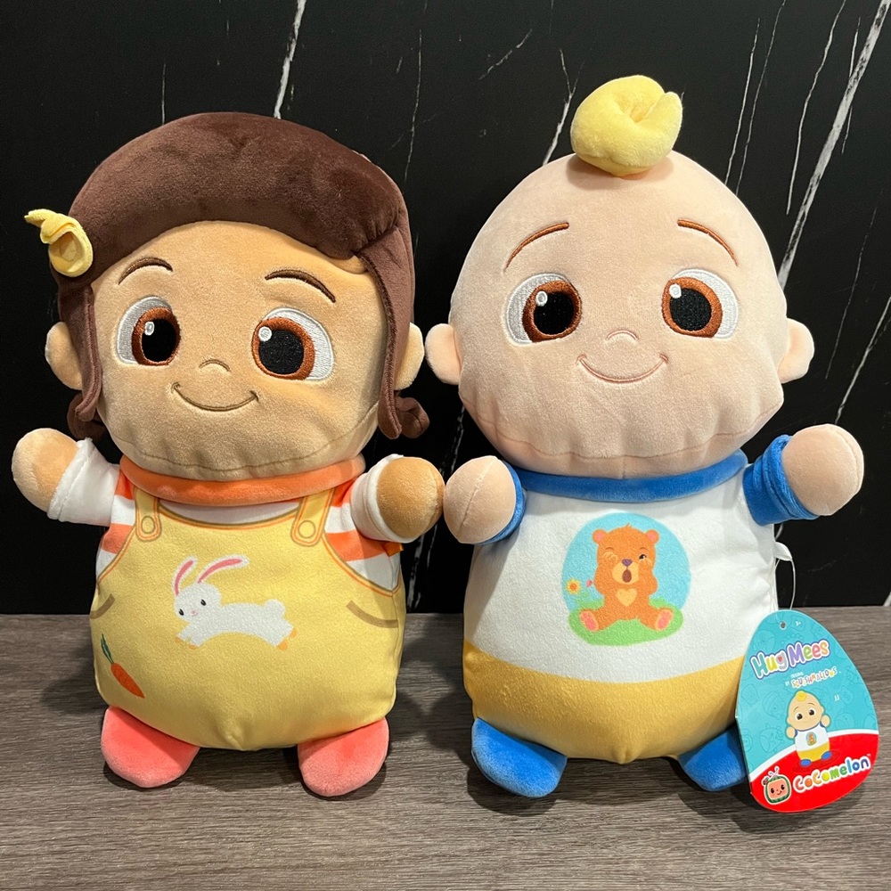 Squishmallows Hugmees Cocomelon 11" Plush J.J. and Nina